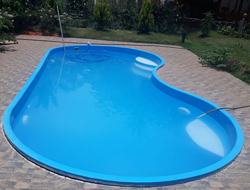 Fiberglass Bean Shaped Swimming Pool Manufacturer in Pune